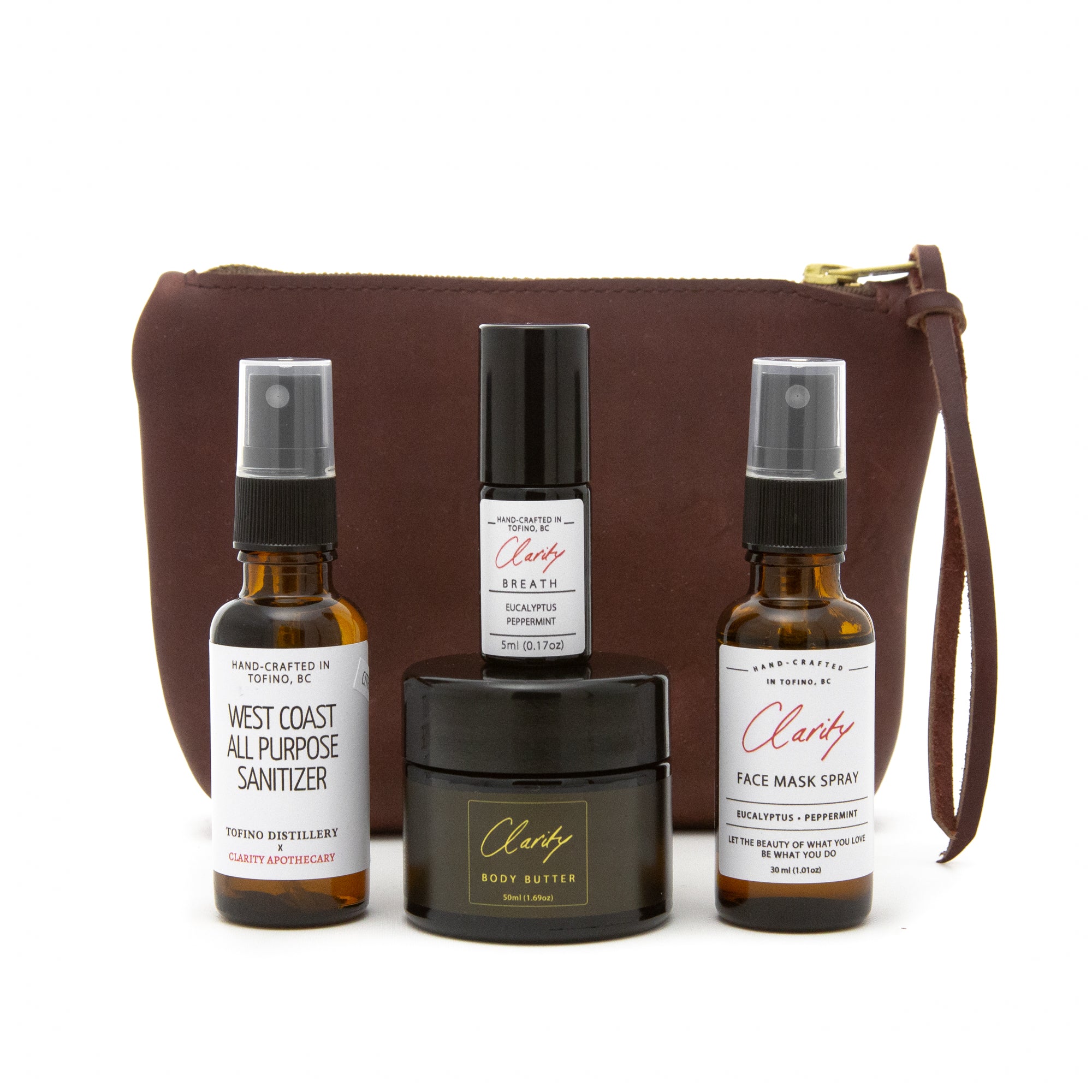 Clarity Market Canvas Leather Travel Kit - Main Image